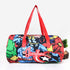 Personalised Cartoon Kids Large Duffle Bag & Box Pouch Combo Gift Set